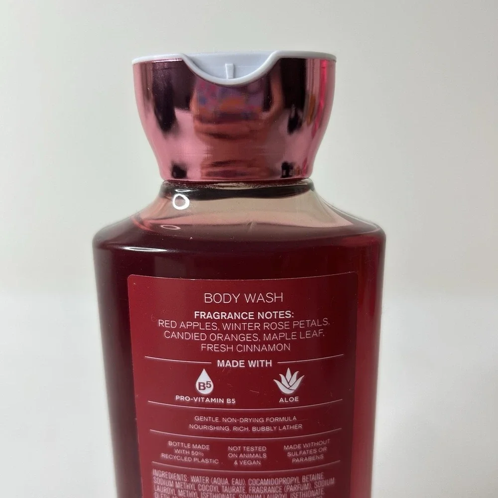 Bath & Body Works Winter Candy Apple Body Wash 10fl oz ( 25th Anniversary)